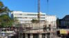 Große Baustelle in einer Stadt