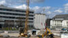 Im Rahmen von Baumaßnahmen wird ein Baufeld vorbereitet